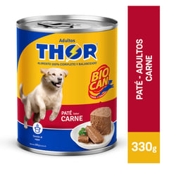 THOR - Adultos Pate para Perros Lata 330 gr Sabor Carne