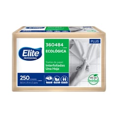 ELITE PROFESSIONAL - Papel Interfoliado Elite 250 toallas