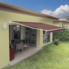 HOGGAN - Toldo Retractil 2.90 x 2.00 m Marron