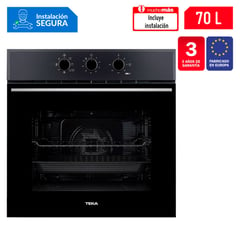 TEKA - Horno Empotrable Eléctrico 71 Lt HSB 610 BK Negro