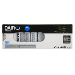 DAIRU - Pack de 10 Pilas Alcalinas AA 1.5V
