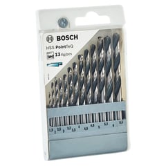 BOSCH - Juego de 13 Brocas Metal HSS PointTeQ