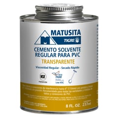 MATUSITA TIGRE - Pegamento PVC 8oz Dorado