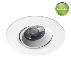 LIGHTECH - Spot Led Dirigible 10W 10.5Cm Redondo Blanco Luz Blanca