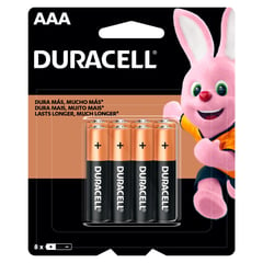 DURACELL - Pack de 8 Pilas Alcalinas Duracell AAA 1.5V