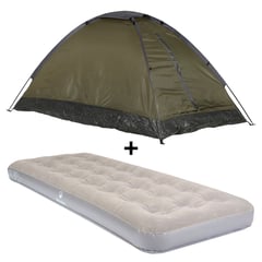 KLIMBER - Combo Carpa Iglú Domepack para 2 personas + Colchón inflable 1 plaza