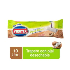 VIRUTEX - Trapero con Ojal Easy Clean para Pisos Laminados 10unds