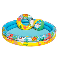 BESTWAY - Piscina Inflable 122x20cm Redonda 137L para 2 personas