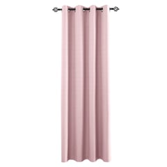 JUST HOME COLLECTION - Cortina Blackout Textura 140x220cm Rosado