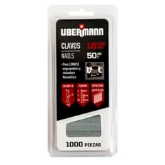 UBERMANN - Clavos Acero 50mm Cal18 1000 Pzs