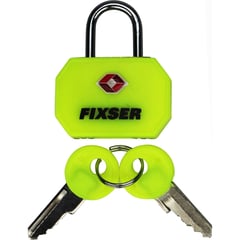 FIXSER - Candado con Llave TSA Amarillo