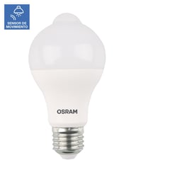 OSRAM - Foco LED Sensor Mov 9w Luz Cálida