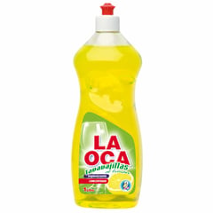 LA OCA - Lavavajilla líquido desengrasante Limón 1L