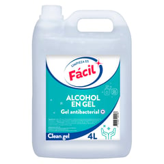 GENERICO - Alcohol Gel Antibacterial Fácil 4 L