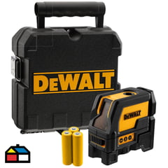 DEWALT - Nivel Laser Combinado 2 Linea y 2 Punto Rojo DW0822