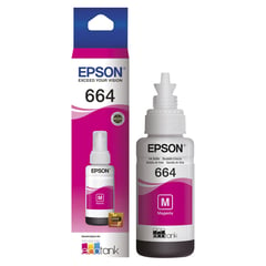 EPSON - Botella de Tinta T664320 Magenta
