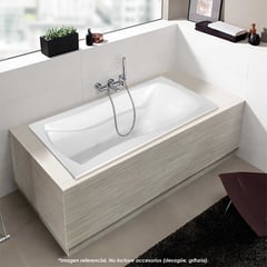 undefined - Tina de Baño Rectangular Akira 166x90cm Blanca