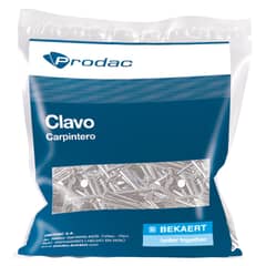 PRODAC - Clavo Carpintero sin Cabeza 2" x 17 mm. 500 gr.