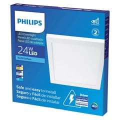 PHILIPS - Downlight Para Adosar 24W Luz Fría