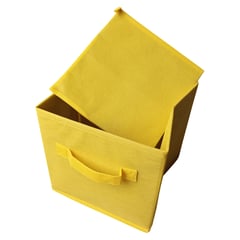 RAPALLO - Caja Cubo 20x20x20cm Amarillo