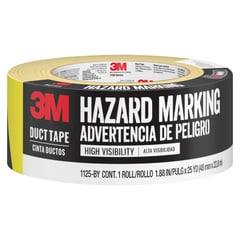 3M NEXCARE - Cinta Adhesiva Duct Tape de Marcación 3M Amarillo-Negro 1.88 in. x 20 yd.