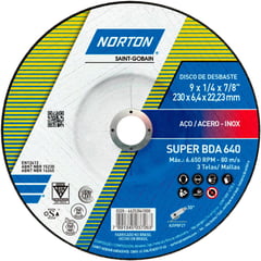 NORTON - Disco de Desbaste BDA640 9