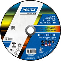 NORTON - Disco Multicorte 180 x 22.23 mm