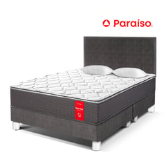 PARAISO - Dormitorio Super Star Queen + 2 Almohadas + Protector