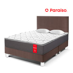 PARAISO - Dormitorio Super Star King + 2 Almohadas + Protector