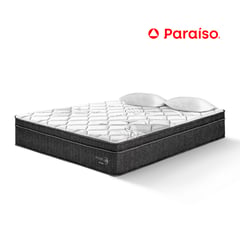 PARAISO - Colchón Paraíso Pocket Star Queen + 2 Almohadas + Protector