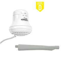 LORENZETTI - Combo Ducha eléctrica Maxi blanca + Brazo para ducha blanco universal