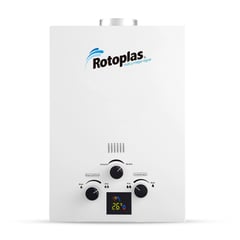 ROTOPLAS - Terma a Gas Flaming GLP 6 litros Tiro Natural