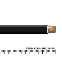 Cable TW-80 Plus 450/750V 8 AWG Negro por Metro Lineal