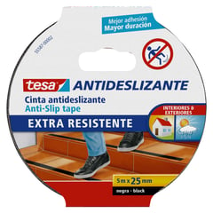 TESA - Cinta Antideslizante Extra Resistente 25 mm. x 5 m.