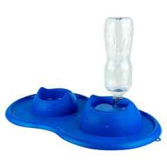 BASA - Plato Comedero para Gato Azul 30.5cm