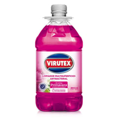 VIRUTEX - Limpiador Multisuperficies Antibacterial Primavera 3.8L