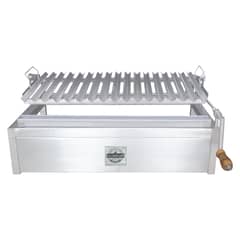 undefined - Parrilla a Carbón La Carbonera Grill Empotrable Inox 201 74x18x45cm