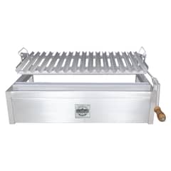 undefined - Parrilla a Carbón La Carbonera Grill Empotrable Inox 304 74x18x45cm