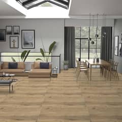 KLIPEN - Porcelanato Authentic Beige Pulido Maderado 60x120cm