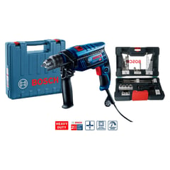 BOSCH - Taladro Percutor Eléctrico 13mm 650W + Set 41 Piezas