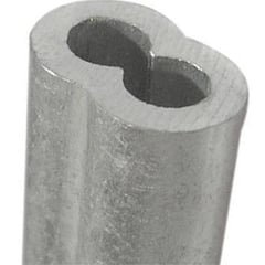 MAMUT - Abrazadera Tubular Aluminio 3/32 4 unid.