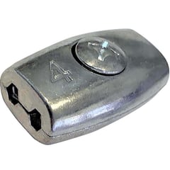 MAMUT - Abrazadera Oval para Unión de Cable 5 mm. 2 unid.