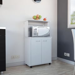 TUHOME - Puerta para Mueble de Cocina Modular Glamy Blanco 60cm ancho