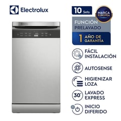 ELECTROLUX - Lavavajillas 10 Sets EHFE10T2MSBUS Plateado