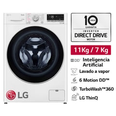 LG - Lavaseca 11/7 Kg WD11WVC3S6 Blanco
