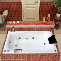 CUBA&SPA - Tina Hidromasaje Rectangular Magia 160x80cm Blanca