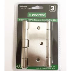 ZENDER - Bisagra Zender 3.5X3.5X2.5M 304 X3