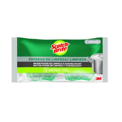 SCOTCH BRITE - Pack x2 Esponjas Esferas de Limpieza