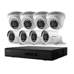 HIKVISION - Kit de 8 Cámaras con DVR 1TB 3MP