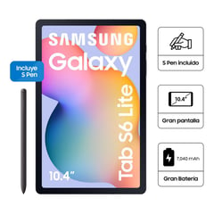 SAMSUNG - Tablet Galaxy Tab S6 Lite 10.4" 128GB 4GB Gris